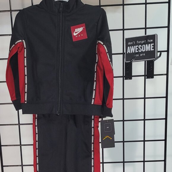 Jordan Other - Jordan Jumpman Black & Red 2-Piece Track Set - Infant Size 24 Months